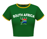 South Africa Crop Top - Green