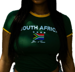 South Africa Crop Top - Green